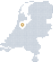 Map of Amsterdam showing company locations